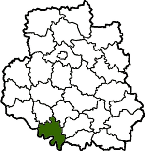 Ямпольский район на карте