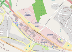 На карте Минска