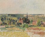 Camille Pissarro - Vue d’Eragny, esquisse (PD 1088).jpg