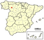 Castrocalbon, Spain location.png