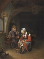 FM-100-Frans van Mieris-An Elderly Couple in an Interior.jpg
