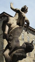 Giambologna, ratto delle sabine 04.JPG