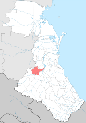 Гумбетовский район на карте