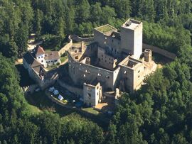 Hrad Landštejn, Staré Město pod Landštejnem výřez.jpg