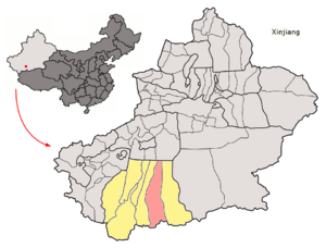 Керия на карте