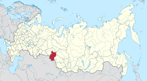 Омская область на карте