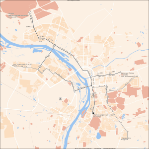 Omsk trolleybus map 2022-04.svg