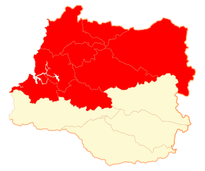 Провинция Вальдивия на карте