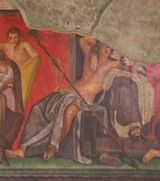 Villa dei misteri, sala del grande dipinto con misteri iniziatici, I secolo a.c. 12 crop2.jpg