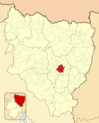 Расположение муниципалитета на карте провинции