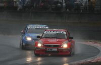 James Thompson leads Nicola Larini 2009 WTCC Race of Japan (Race 1).jpg