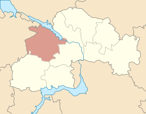 Каменской район на карте