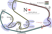 Autódromo José Carlos Pace (AKA Interlagos) track map.svg