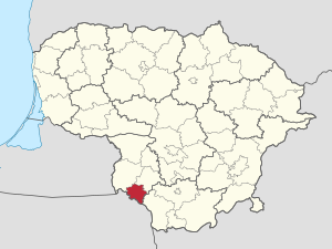 Калварийское самоуправление на карте