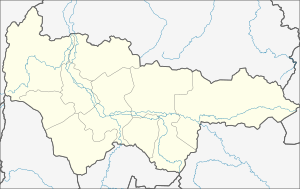 Мегионский городской округ на карте