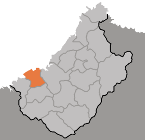 Чхосан на карте