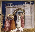 Giotto di Bondone - No. 6 Scenes from the Life of Joachim - 6. Meeting at the Golden Gate - WGA09176.jpg