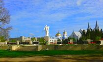 (03) WIKIPEDIA WORLD WAR II MEMORIAL IN TOWN OF BAR VINNYTSIA REGION STATE OF UKRAINE 20150430.jpg