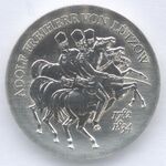 5 Mark DDR 1984 - 150. Todestag von Adolf Freiherr von Lützow - Bildseite.JPG