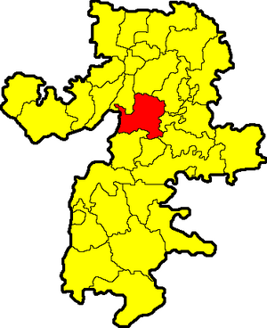 Чебаркульский район на карте