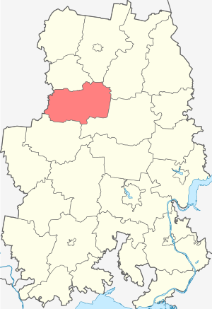 Красногорский район на карте