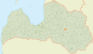 Марциенская волость на карте
