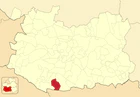 Расположение муниципалитета на карте провинции