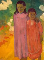 'Piti Teina (Two Sisters)' by Paul Gauguin, 1892, Hermitage.jpg