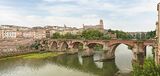 (Albi) North views of the Ste Cécile Cathedral and the Old Bridge.jpg