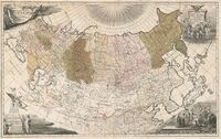 1734 map of the Russian Empire by Ivan Kirilov.jpg