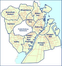 Административное деление Копенгагена