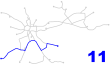 Krakow tram line 11.svg