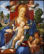 Madonna with the Siskin by Albrecht Dürer - Gemäldegalerie - Berlin - Germany 2017.jpg