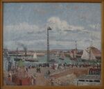 MuMA - Pissaro - L'anse des pilotes au Havre. Haute mer. Après-midi. Soleil.jpg