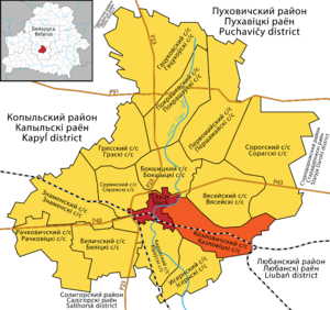 Козловичский сельский Совет на карте