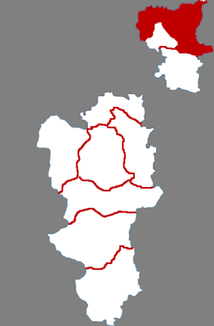 Саньхэ на карте