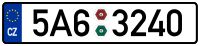 Czech license plate.svg