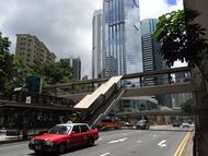 HK Wan Chai 金鐘道 Queensway view footbridge 2 Pacific Place July-2012.JPG