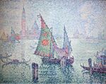 Paul signac, la barca a vela verde, 1904, 01.JPG