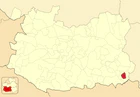 Расположение муниципалитета на карте провинции