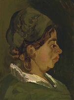 Vincent van Gogh - Head of a Peasant Woman- Right Profile (1884).jpg