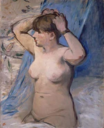 Édouard Manet - Femme nue se coiffant.jpg