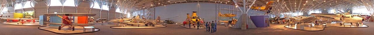 Круговая панорама экспозиции музея