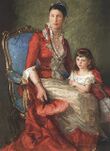 Danish Crown Princess Louise with one of her daughters.jpg