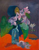 Gauguin 1892 Nature morte aux fleurs et à l'idole.jpg