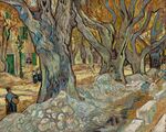 The Large Plane Trees (Road Menders at Saint-Rémy), by Vincent van Gogh, Cleveland Museum of Art, 1947.209.jpg