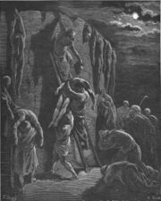 077.Jabesh-Gileadites Recover the Bodies of Saul and His Sons.jpg