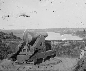 Drewry's Bluff, Virginia. Columbiad gun in Fort Darling.jpg