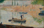 Georges Seurat - Man in a boat PC 73.jpg