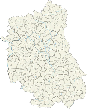 Столпье на карте